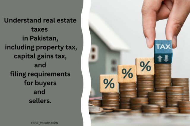 real estate taxes in Pakistan